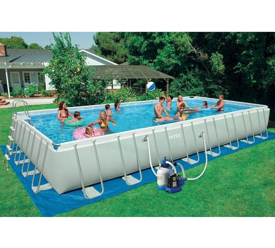 Бассейн каркасный INTEX Ultra Frame 975х488х132cм 28374