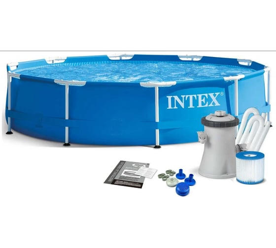 Бассейн каркасный INTEX 305х76см фильтр-насос 220В 28202