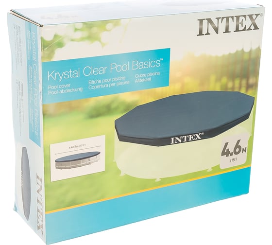 Крышка для каркасного бассейна 4,57м INTEX 28032