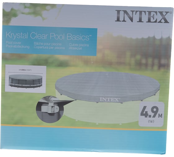 Крышка для каркасного бассейна 4,88м INTEX 28040