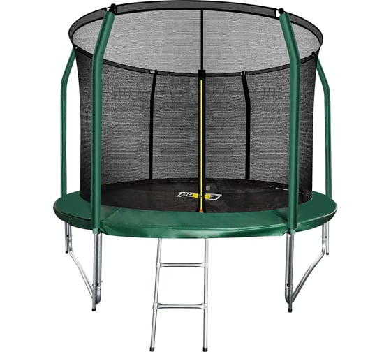 Батут с внутренней страховочной сеткой и лестницей Arland Премиум 14FT ARL-TP-1404_I_DG