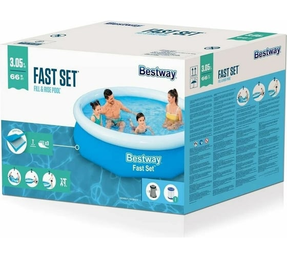 Надувной бассейн BestWay 305x66 см 57458 104807