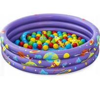 Надувной бассейн с мячами BestWay Intergalactic Surprise 102x102x25 см 52466 104798