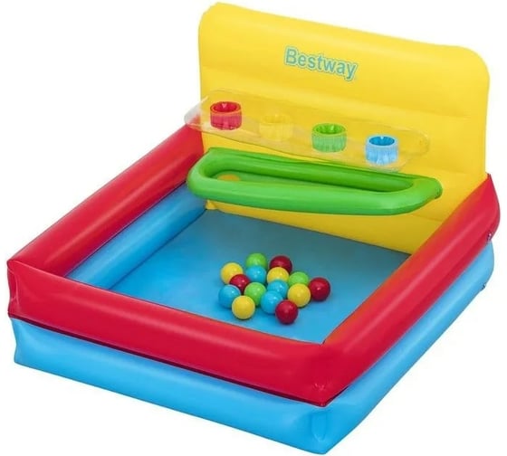 Надувной манеж с мячами BestWay Sort N Play 104x94x61 см 52546 104801 1