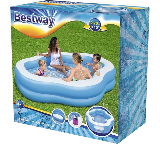 Надувной бассейн BestWay Splashview 270x198x51 см 54409 104796