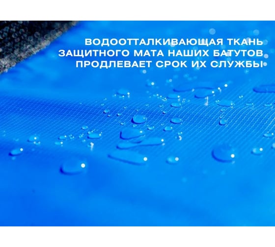 Батут с защитной cеткой Perfetto Sport ACTIVITY 12", диаметр 3.7 м, синий СГ000005503