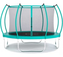 Батут с защитной cеткой Perfetto Sport PREMIUM MOVING 12" диаметр 3.7 м, зеленый СГ000005558