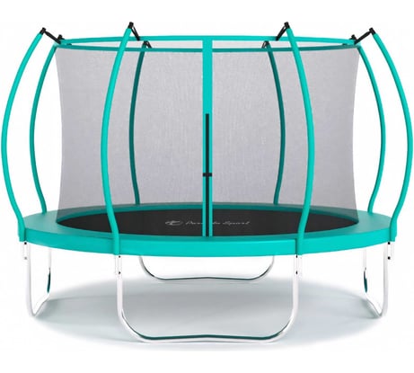 Батут с защитной cеткой Perfetto Sport PREMIUM MOVING 12" диаметр 3.7 м, зеленый СГ000005558