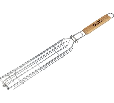 Решетка для барбекю Ecos 9710D хромированная, 49x4х3.5 см 999710