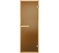 Дверь из стекла Банные штучки 1.9x0.68 м, бронза матовая, 6 мм 34024