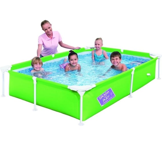 Бассейн каркасный BestWay 221х150х43см, 1200л, металлический 3 цвета 56219