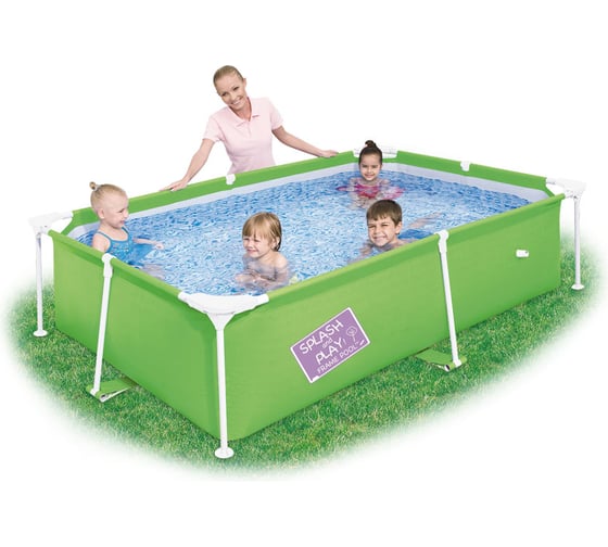 Бассейн каркасный BestWay 239х150х58см, 1800л, металлический 3 цвета 56220