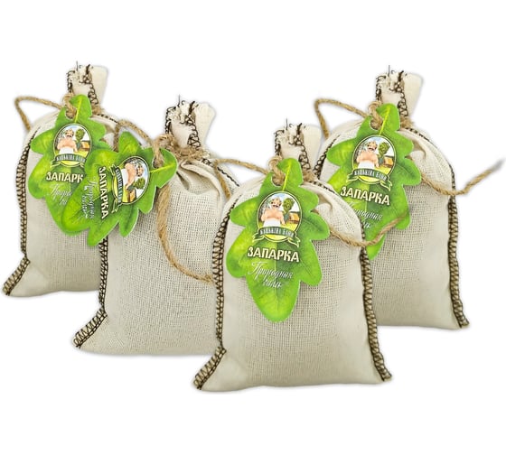 Набор запарок для бани в мешочке Бацькина баня 4 шт., омолаживающий 210-мол-4-ВИ 1