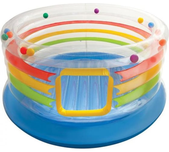 Игровой центр-батут с окном, 182х86 см Intex 48264NP