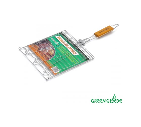 Решетка для гриля с деревянной ручкой Green glade 721С