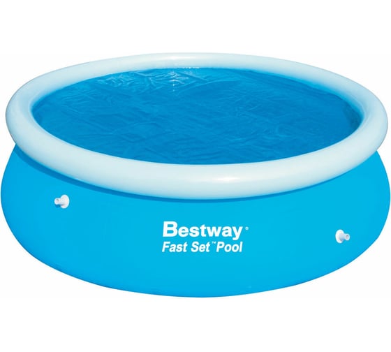 Покрывало для бассейнов FastSet диаметром 210 см BestWay Solar 58060 BW 006226