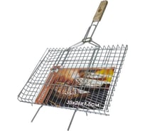 Решётка для барбекю Заря средняя, 35x26 см 4083