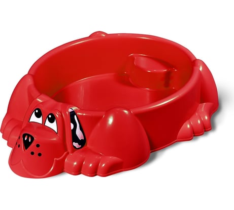 Песочница Sheffilton KIDS Собачка 373 красная П-375 2