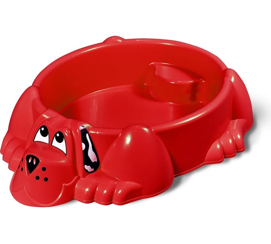 Песочница Sheffilton KIDS Собачка 373 красная П-375 2