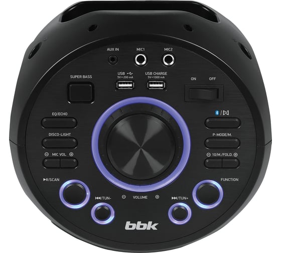 Музыкальная система bbk BTA6001 черный ЦБ-00001353