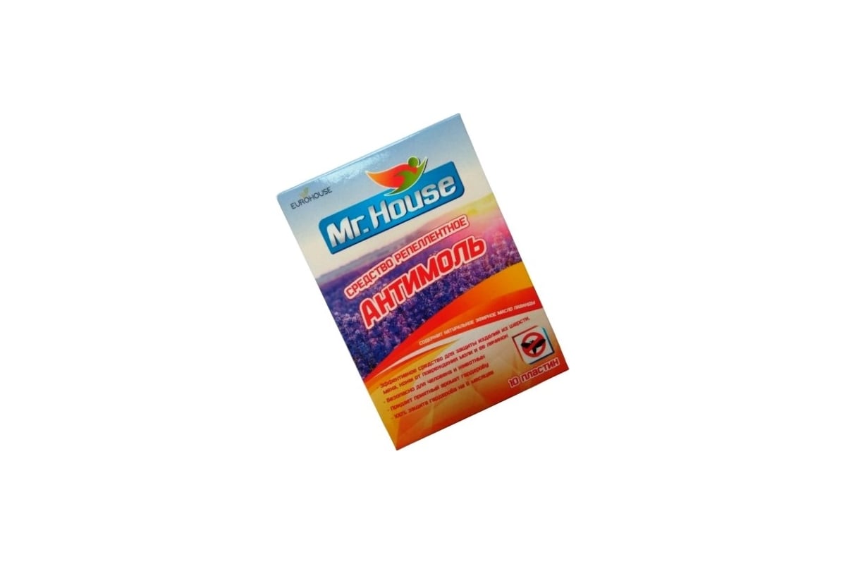 Средство от моли EUROHOUSE Mr.House 10 шт. 14896 - выгодная цена ...