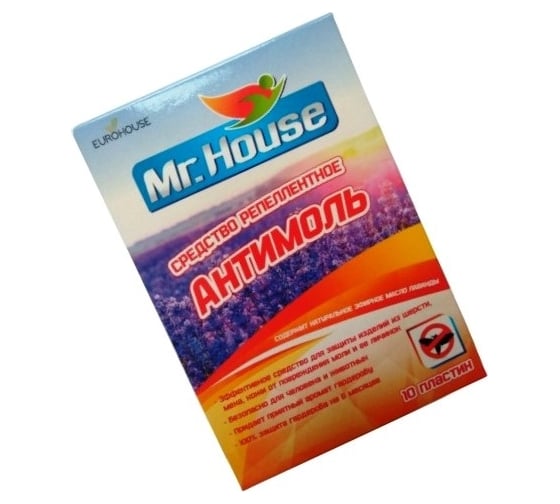 Средство от моли EUROHOUSE Mr.House 10 шт. 14896