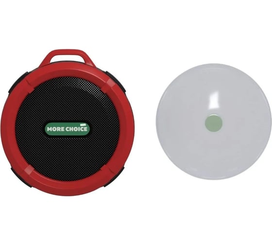 Колонка More Choice Bluetooth 5.0, 3 В, 300 мА*ч BS10 Red