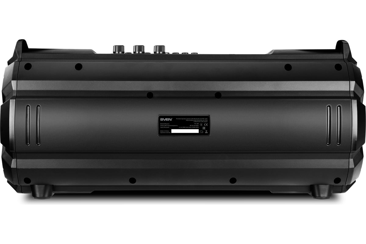 Портативная колонка SVEN АС PS-485 черная, 28 Вт, Bluetooth, FM, USB ...