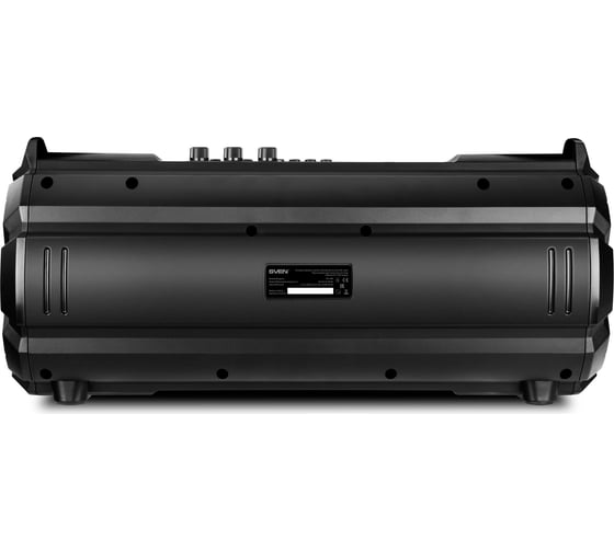 Портативная колонка SVEN АС PS-485 черная, 28 Вт, Bluetooth, FM, USB, microSD, LED-дисплей, 2000 мА*ч SV-017408