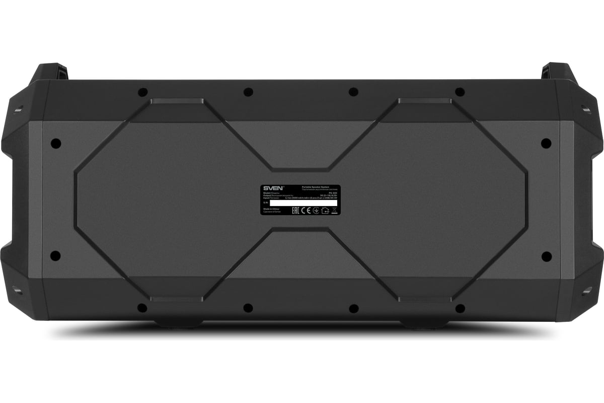 Портативная колонка SVEN АС PS-500 черная, 36 Вт, Bluetooth, FM, USB ...