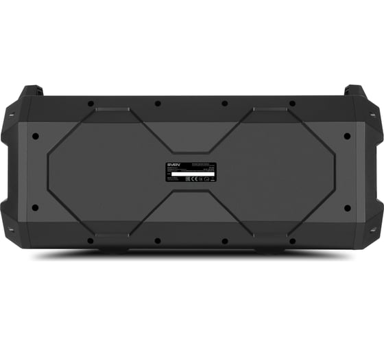Портативная колонка SVEN АС PS-500 черная, 36 Вт, Bluetooth, FM, USB, microSD, LED-дисплей, 2000 мА*ч SV-018757