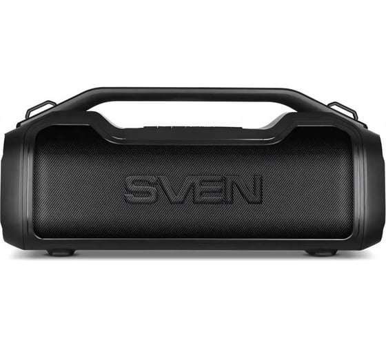 Портативная колонка SVEN АС PS-390 черная, 50 Вт, Waterproof (IPx5), TWS, Bluetooth, microSD, 3600 мА*ч SV-021306