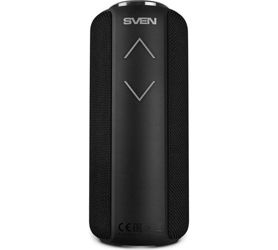 Портативная колонка SVEN АС PS-275 черная, 12 Вт, Waterproof (IPx5), TWS, Bluetooth, FM, USB, microSD, 2400 мА*ч SV-020866