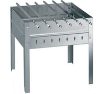 Мангал разборный с ребрами жесткости + 6 шампуров FORESTER ВС-779S