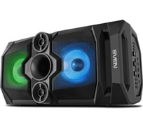 Портативная колонка SVEN АС PS-650 черная, 50 Вт, TWS, Bluetooth, FM, USB, microSD, LED-дисплей, 4000 мА*ч SV-018450