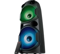 Портативная колонка SVEN АС PS-750 черная, 80 Вт, TWS, Bluetooth, FM, USB, microSD, LED-дисплей, 4400 мА*ч SV-019617