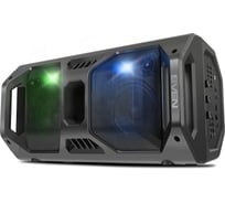 Портативная колонка SVEN АС PS-600 черная, 50 Вт, TWS, Bluetooth, FM, USB, microSD, LED-дисплей, 4000 мА*ч SV-018443