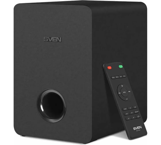 Саундбар SVEN SB-2150A черный, 180 Вт, USB, HDMI, ПДУ, Optical, Bluetooth, дисплей, беспроводной сабвуфер SV-019556