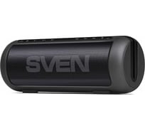 Портативная акустика с выдвижной ручкой SVEN АС PS-250BL, черная SV-015046