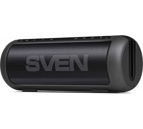 Портативная акустика с выдвижной ручкой SVEN АС PS-250BL, черная SV-015046