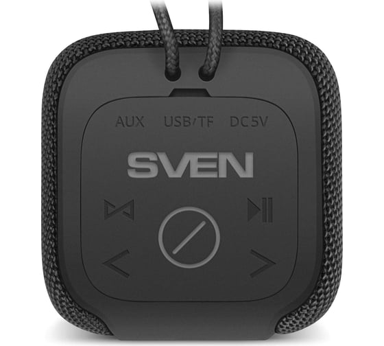 Портативная акустика с защитой от воды SVEN АС PS-205, черная SV-019761