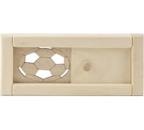 Вентиляционная решетка Sunstep с задвижкой, малая, 38x15, липа 12-561