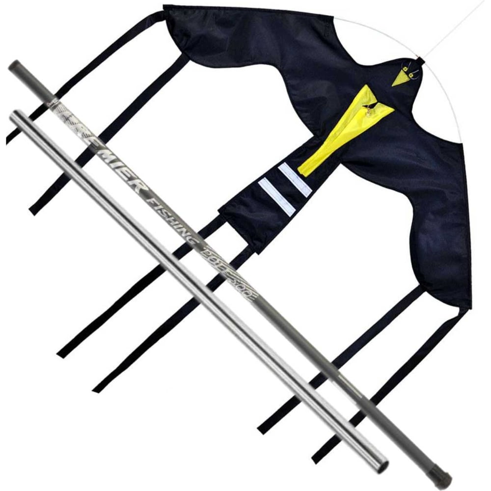 Воздушный змей Крук+флагшток Коршун 6м 27 - выгодная цена, отзывы ...