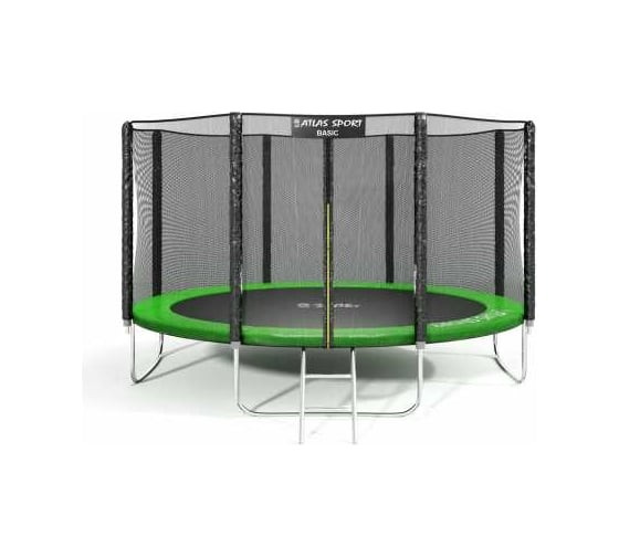 Батут Atlas Sport BASIC 374 см 12ft GREEN 2071000443737