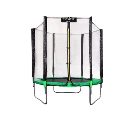 Батут Atlas Sport 183 см с внешней сеткой без лестницы GREEN 2071000431475