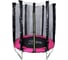 Батут Atlas Sport 140 см 4.5ft на эластичных ремнях Pink 2071000431420 1
