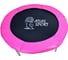 Батут Atlas Sport 140 см 4.5ft на эластичных ремнях Pink 2071000431420 4
