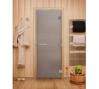 Дверь для бани DoorWood эталон сатин, 2000x800 мм УТ-00012011