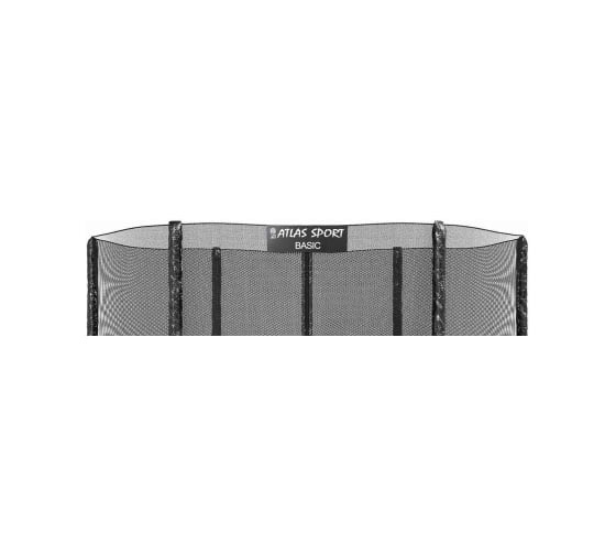 Батут Atlas Sport BASIC 312 см 10ft 3 ноги с внешней сеткой и лестницей purple 2071000459110