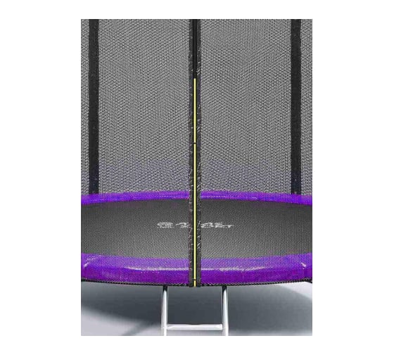 Батут Atlas Sport BASIC 312 см 10ft 3 ноги с внешней сеткой и лестницей purple 2071000459110